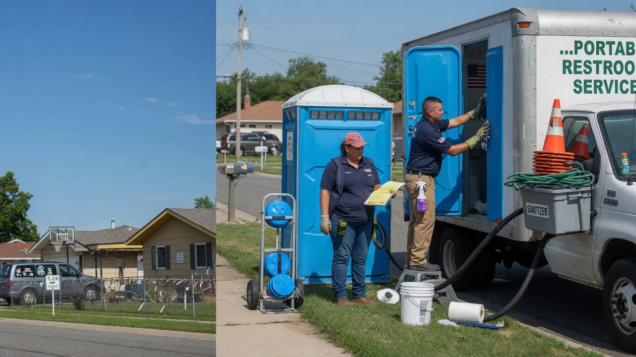 Portable Toilet Rental in Oakford, IN near me